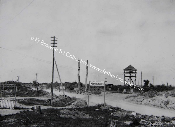 WORLD WAR 1 ROAD-SIGN